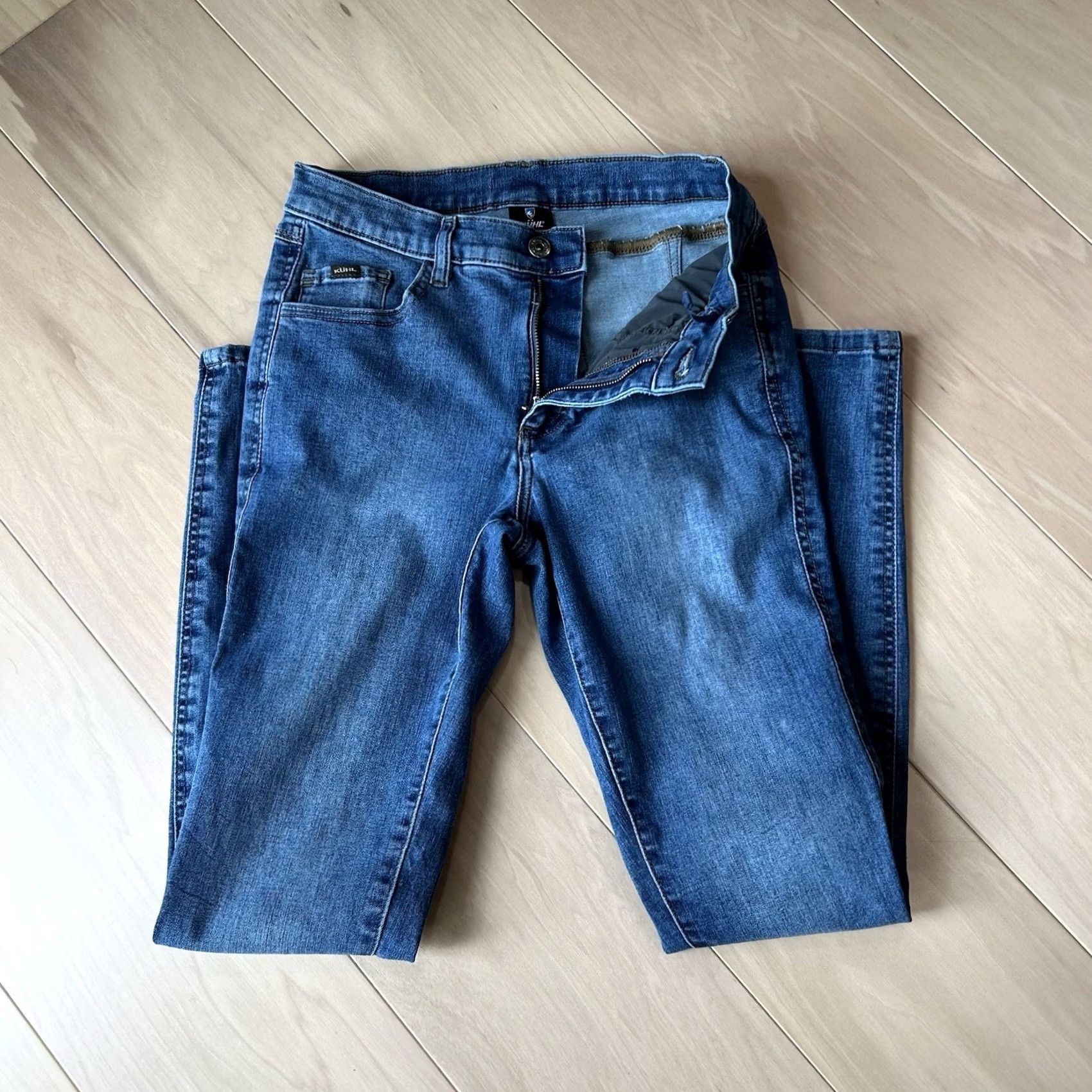 Denime Kuhl Kontour Flex Denim Blue Jean Skinny Fit 6 Reg Women’s Size 28" / US 6 / IT 42 - 3 Thumbnail