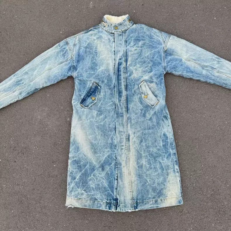 Fear of God Fear of God Selvedge Denim Holy Water Alpaca Deck Coat