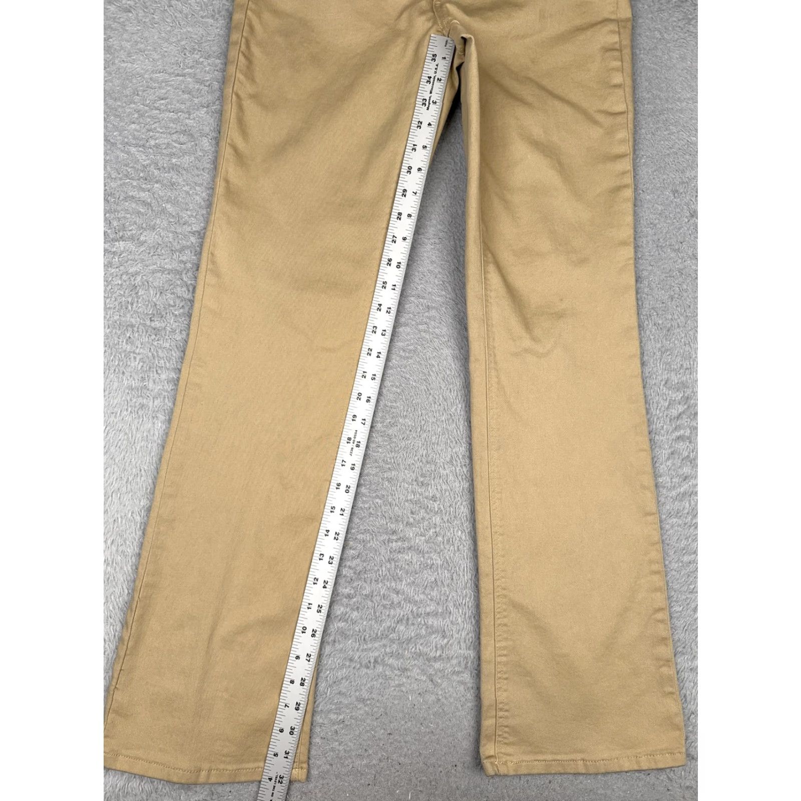 Vintage Dianne Gilman DG2 Jeans Women 6 Tall Beige Denim Bootcut Cotton Blend High Rise 27x33 Bootscut Stretch 5-Pocket Jeans Girls/Teen Size 28" / US 6 / IT 42 - 7 Thumbnail