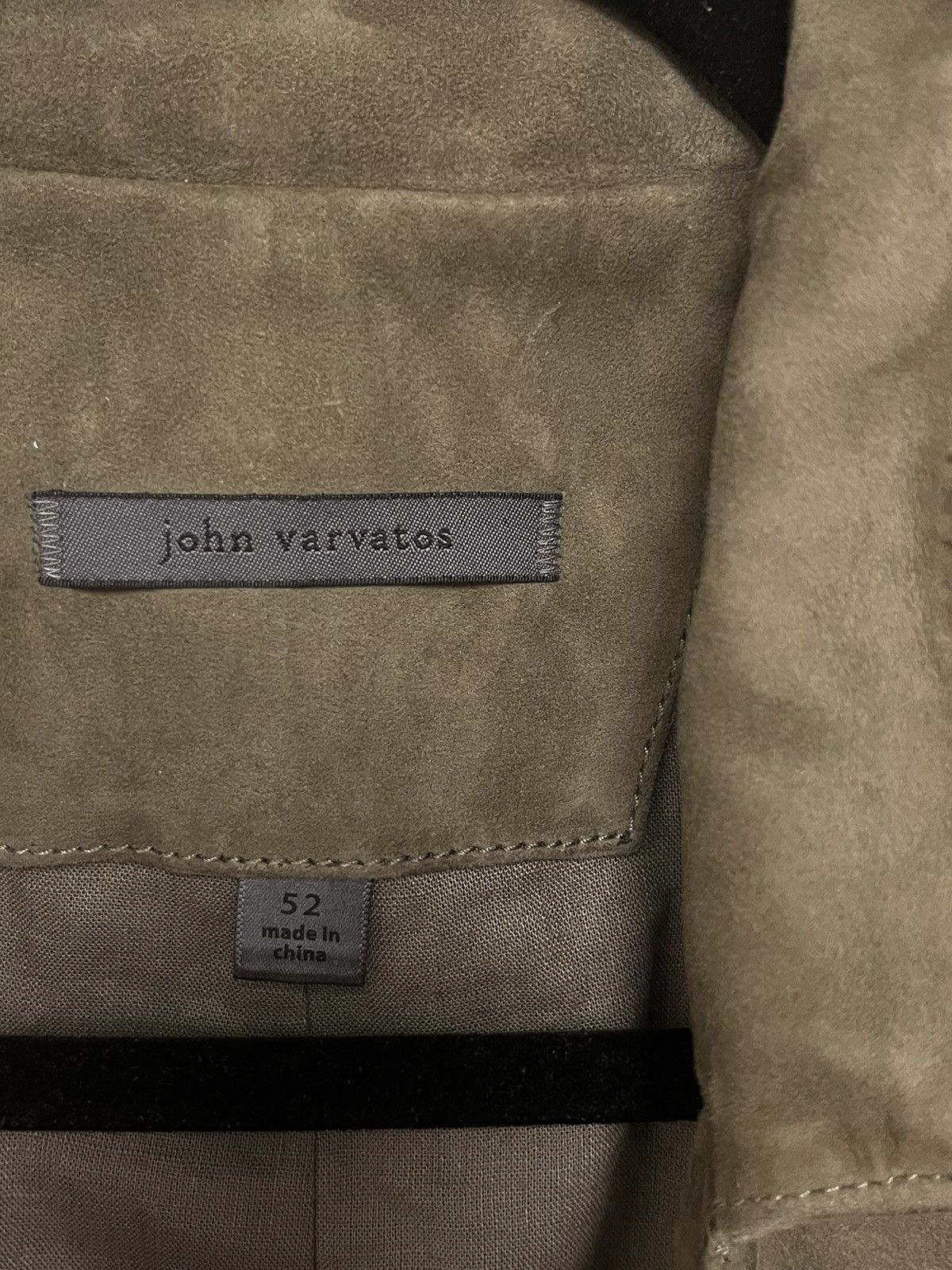 John Varvatos Suede Woodward jacket. 52 Size US L / EU 52-54 / 3 - 4 Thumbnail