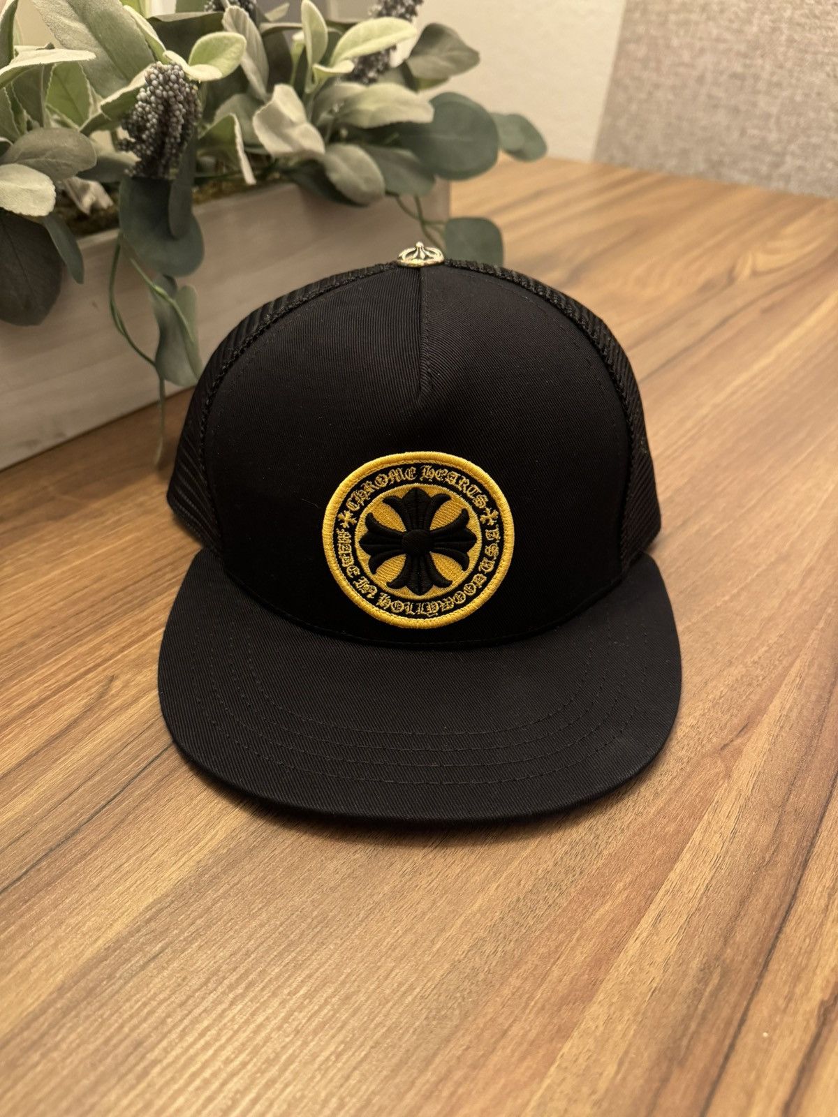 Chrome Hearts Chrome Hearts Plus Cross Seal Stamp Trucker Hat Size ONE SIZE - 1 Thumbnail