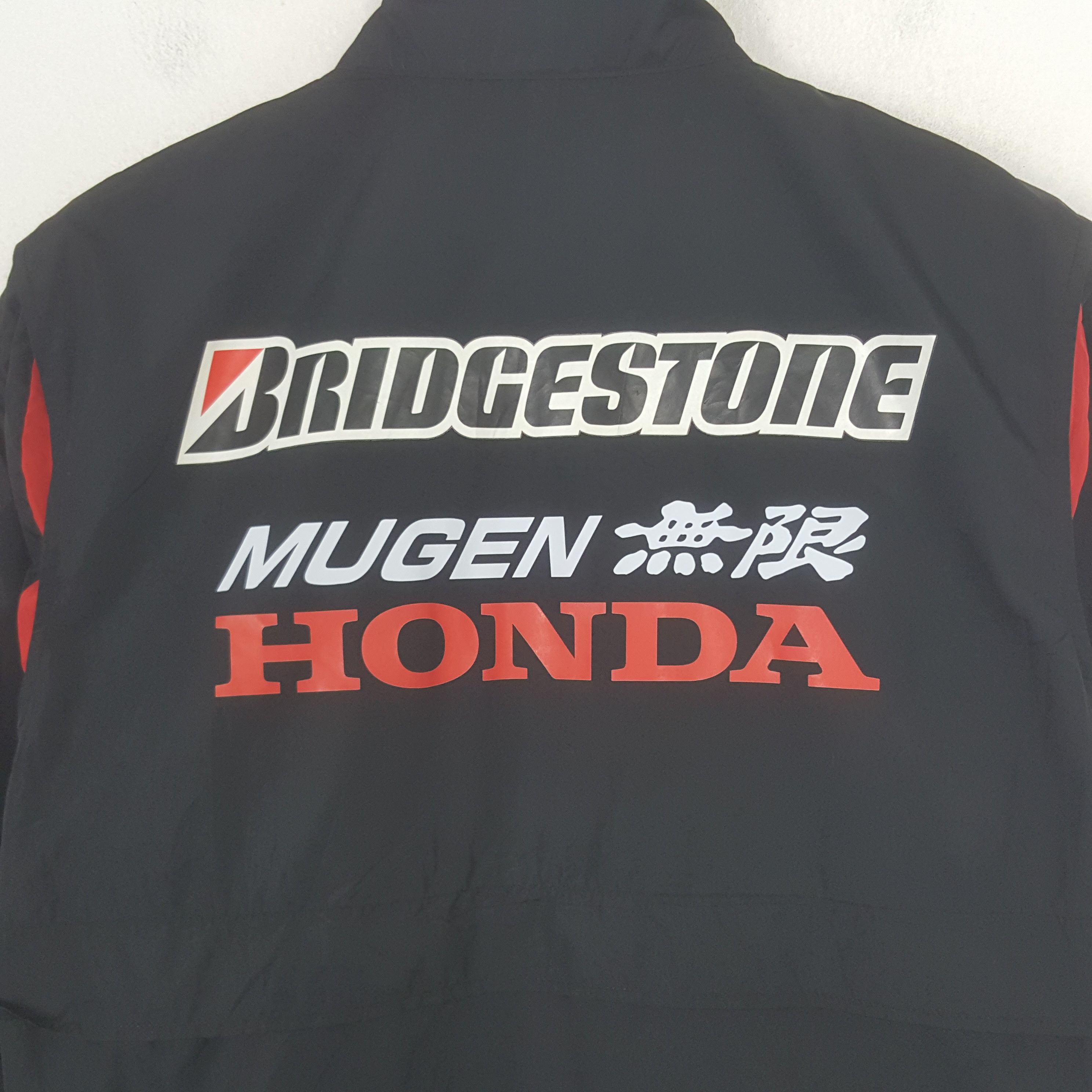 Japanese Brand Vintage Bridgestone x Custom Mugen Honda Windbreaker Jacket Size US M / EU 48-50 / 2 - 2 Thumbnail