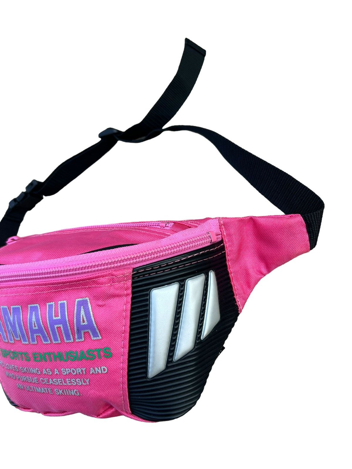 Vintage Vintage 90s Yamaha Japan Pink Waist Bag Size ONE SIZE - 12 Thumbnail