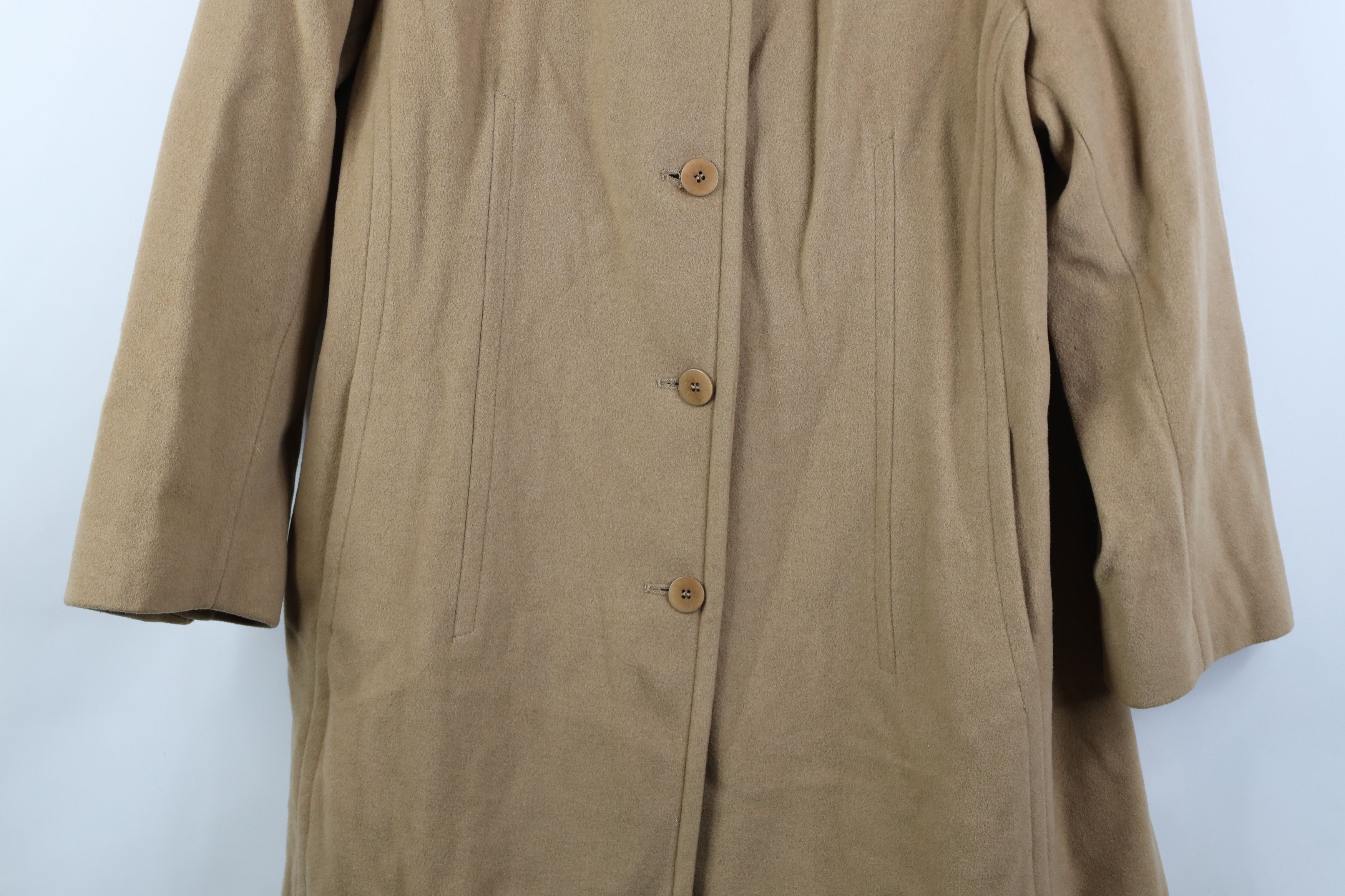 Vintage Vintage 90s Y2K Streetwear Overcoat Jacket Khaki Beige Size XXL / US 16-18 / IT 52-54 - 3 Thumbnail