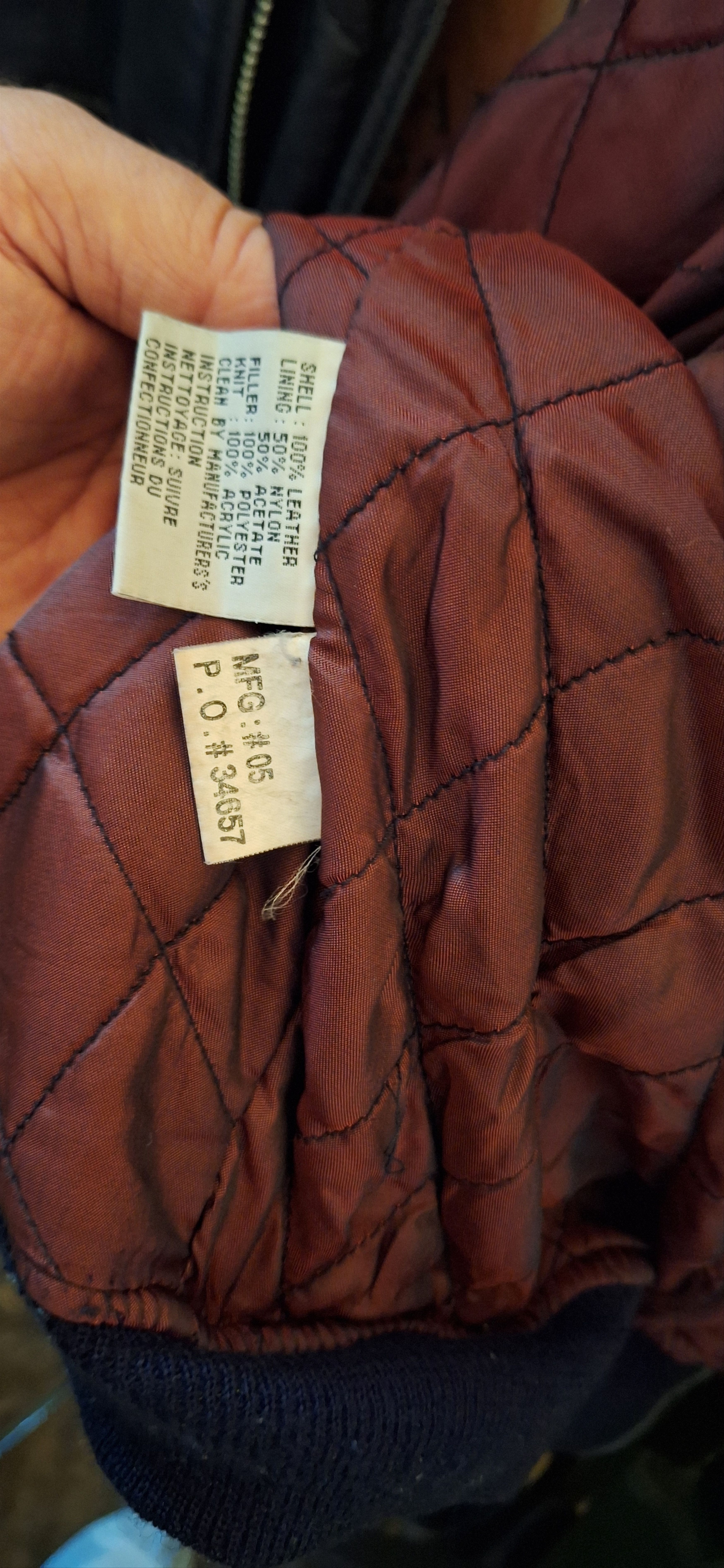 Avirex Vintage AVIREX Varsity Leather Jacket Size US XXL / EU 58 / 5 - 5 Thumbnail