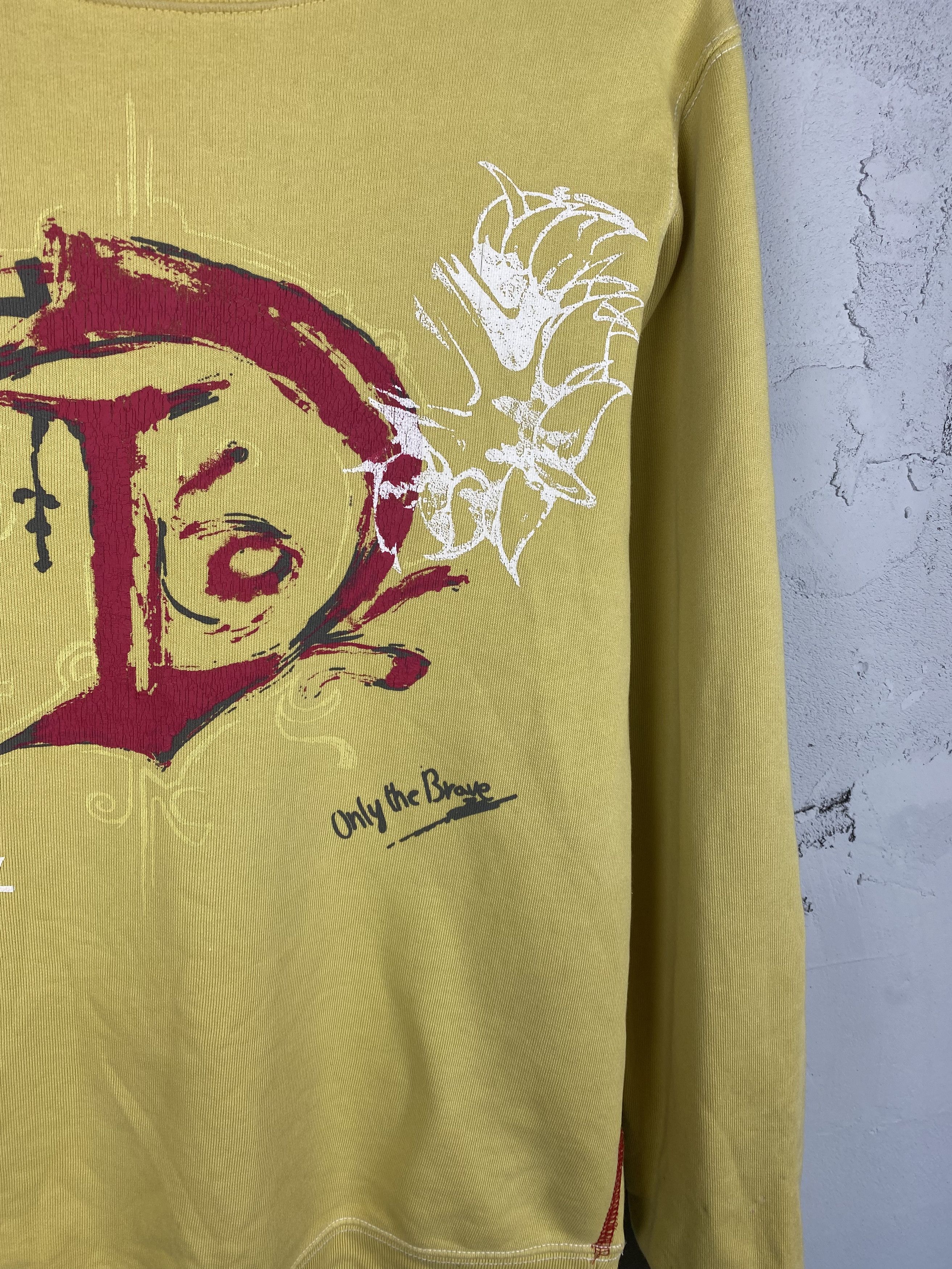 Diesel Vintage DIESEL Big Logo Boxy Sweatshirt Y2K Style Japan Size US L / EU 52-54 / 3 - 4 Thumbnail