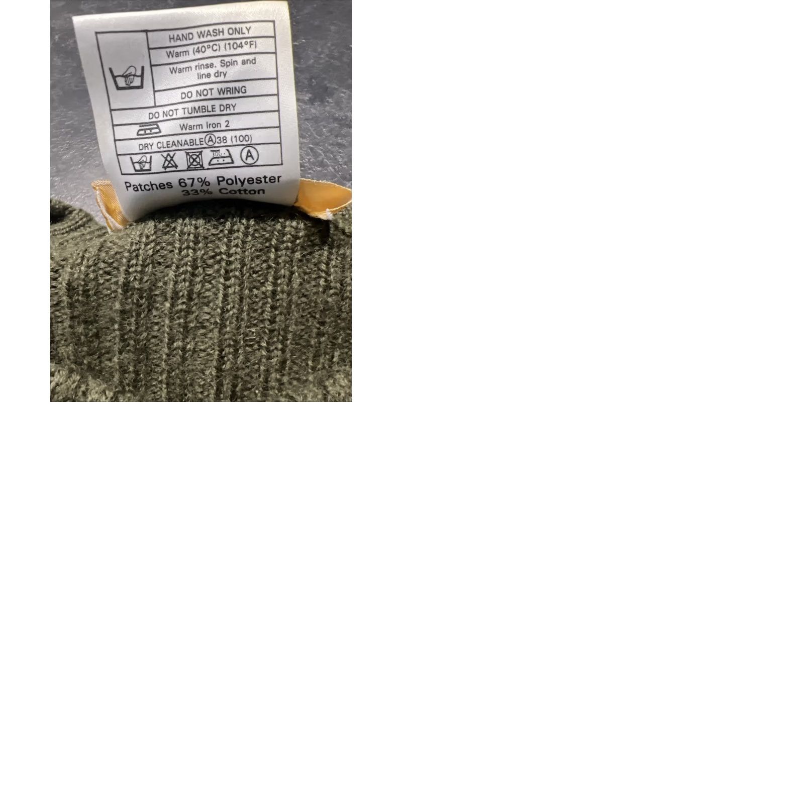 Vintage VINTAGE Cabela's Sweater Mens Knit Pullover Crew Neck Wool Green M UK 44 Wool UK Size US M / EU 48-50 / 2 - 9 Thumbnail
