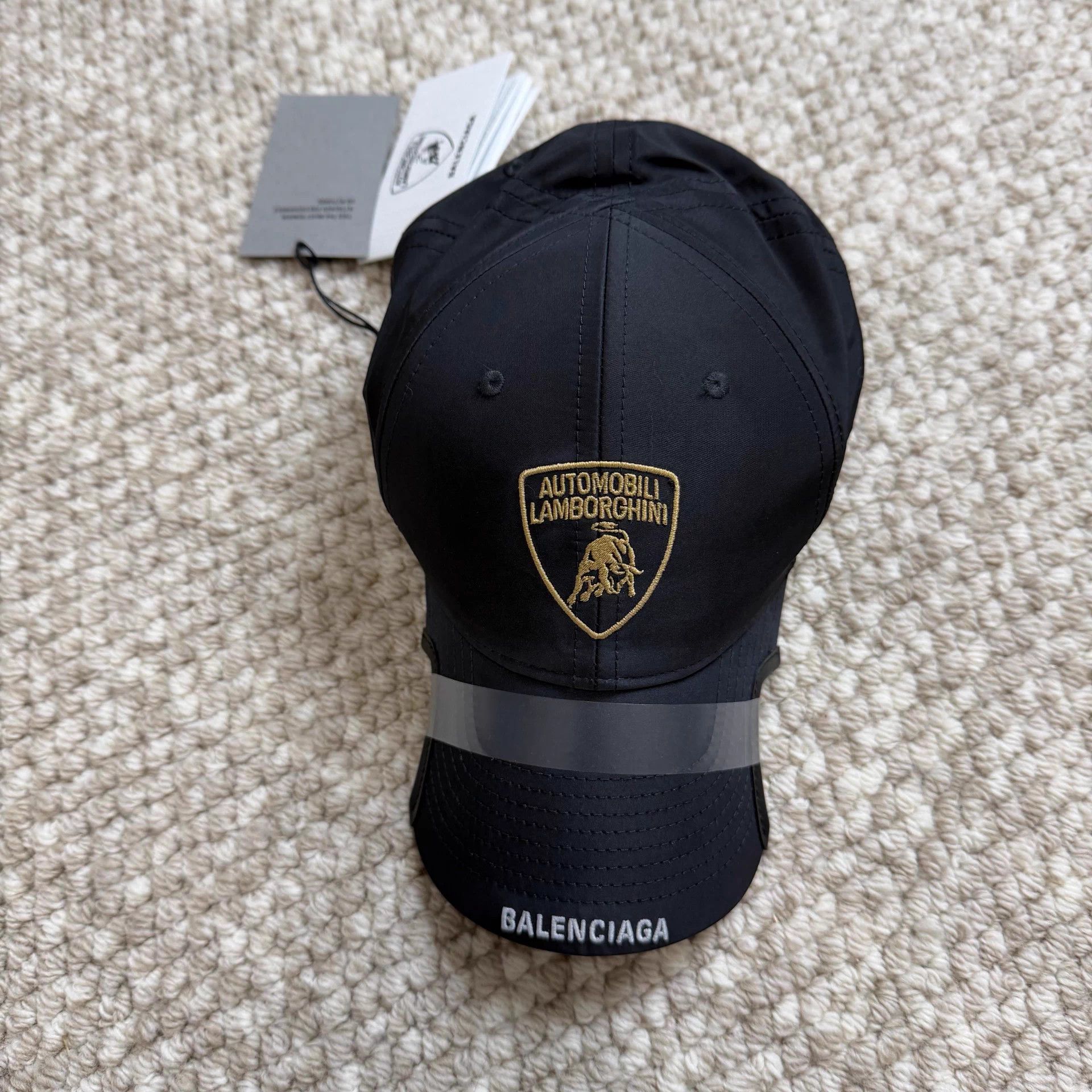 Balenciaga Balenciaga Original Polyester Black Unisex Cap Size ONE SIZE - 1 Thumbnail