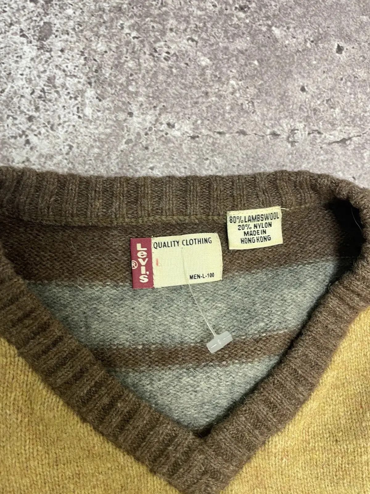 Levi's Vintage Levi’s Wool Blend Patchwork Sweater Men’s L Size US M / EU 48-50 / 2 - 3 Thumbnail