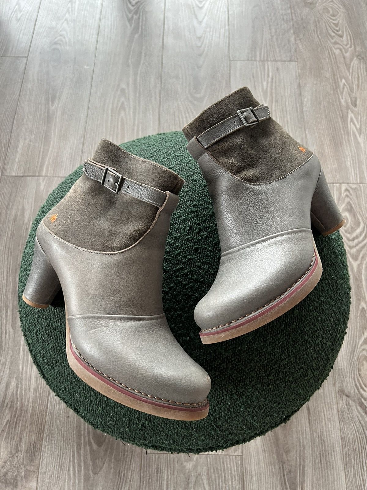Other Rare The Art Company Cool System Leather Ykk zip Hills Boots Size US 9 / IT 39 - 3 Thumbnail