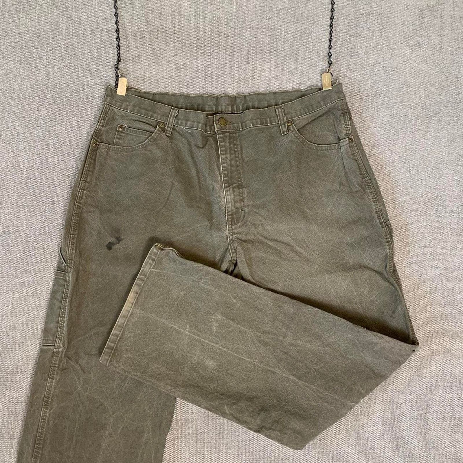 Dickies Dickies Carpenter Baggy Work Canvas Pants Size US 38 / EU 54 - 5 Thumbnail