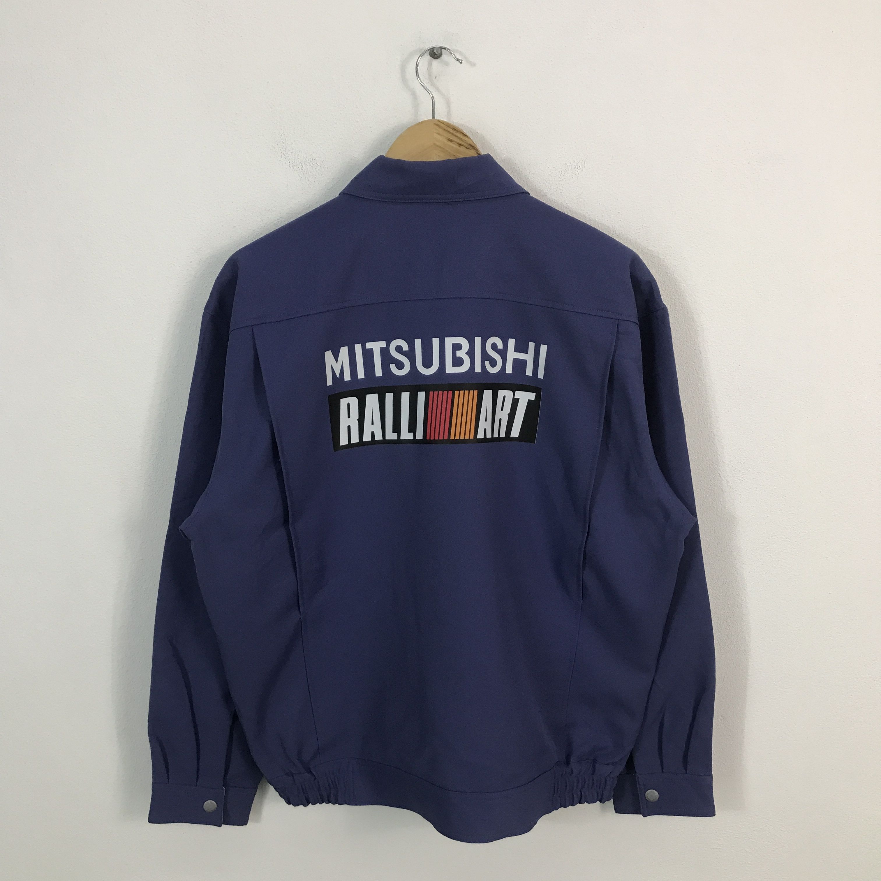 Japanese Brand Mitsubishi rallimart Racing uniform Japan jacket Size US L / EU 52-54 / 3 - 1 Thumbnail