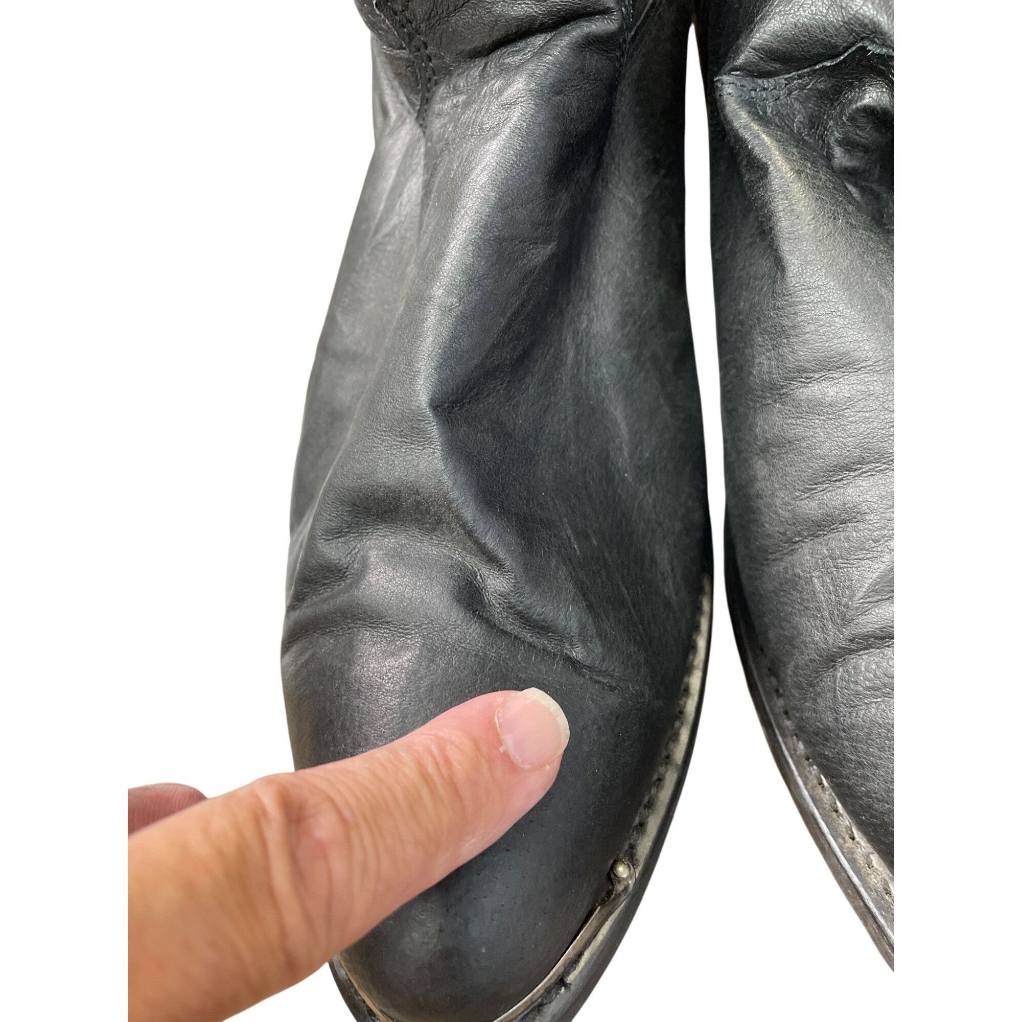 Other Dingo Mens Black Leather Mid-Calf Western Boots Size 13E SKU Size US 13 / EU 46 - 15 Thumbnail