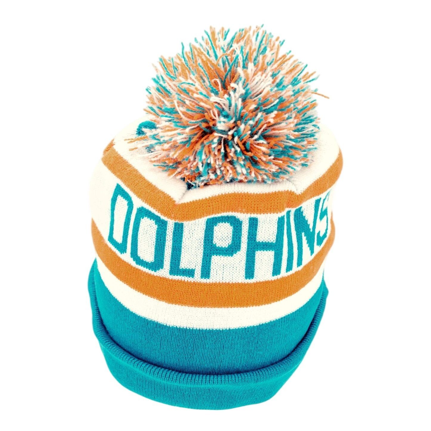 New Era Miami Dolphins New Era Knit Beanie Stocking Cap NFL Logo Size ONE SIZE - 6 Thumbnail