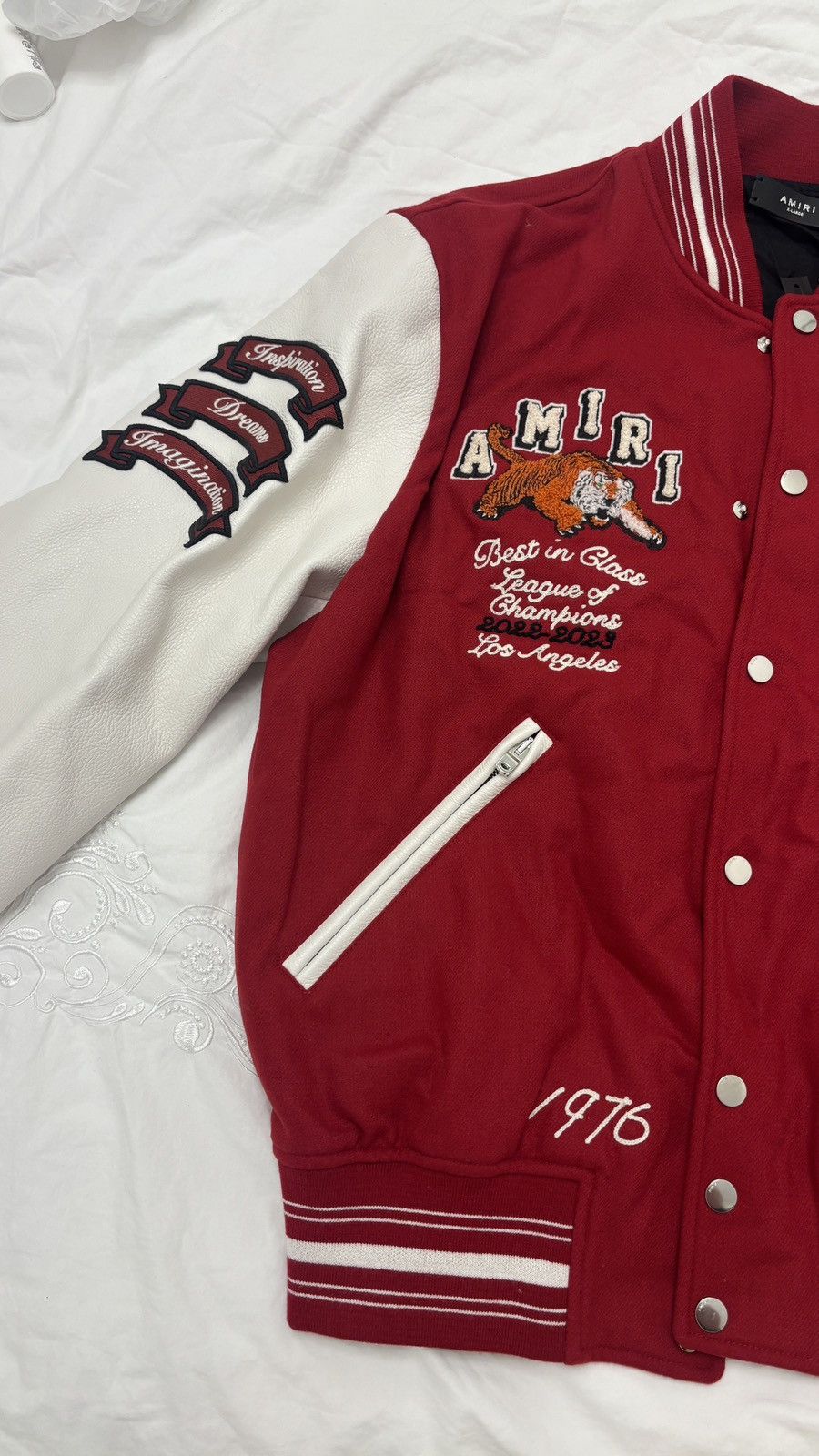 Amiri Amiri Tiger Varsity Jacket XL – BNWT Rare Size US XL / EU 56 / 4 - 6 Thumbnail