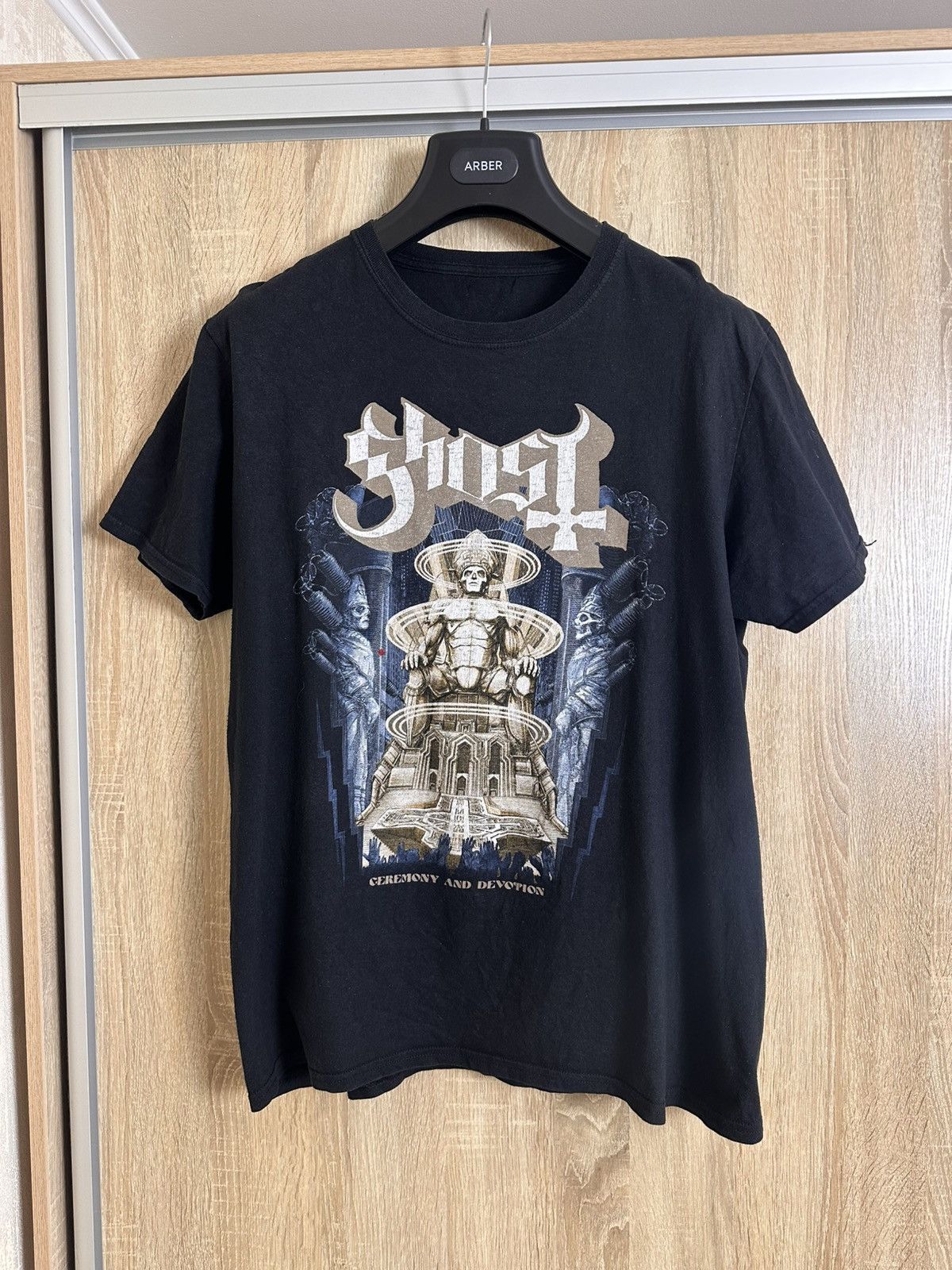 Band Tees 🔥 Ghost Ceremony And Devotion Tour Rock Band T Shirt Punk Size US L / EU 52-54 / 3 - 2 Thumbnail