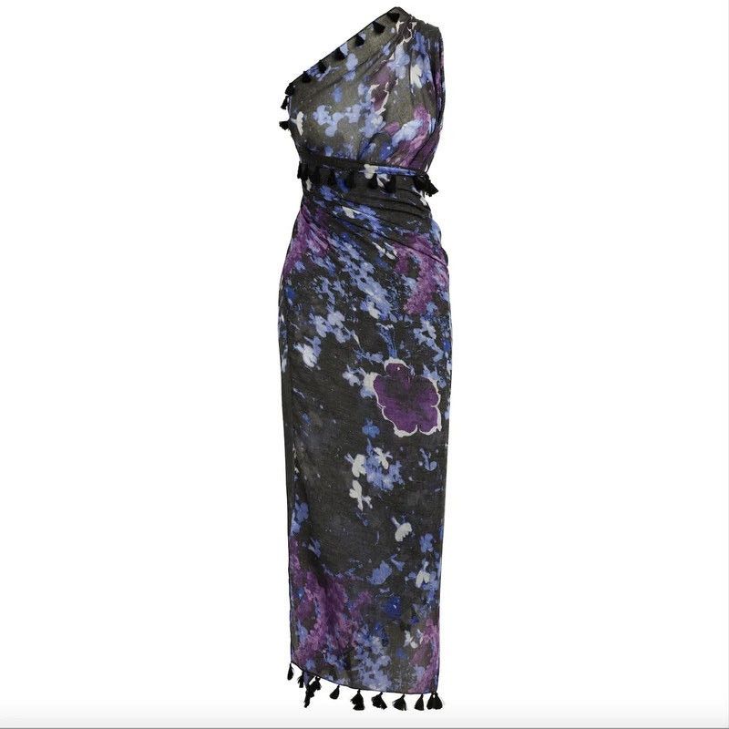 Other Peter Som Sarong Dream Floral Meteorite Swim Beach Coverup Size ONE SIZE - 6 Thumbnail