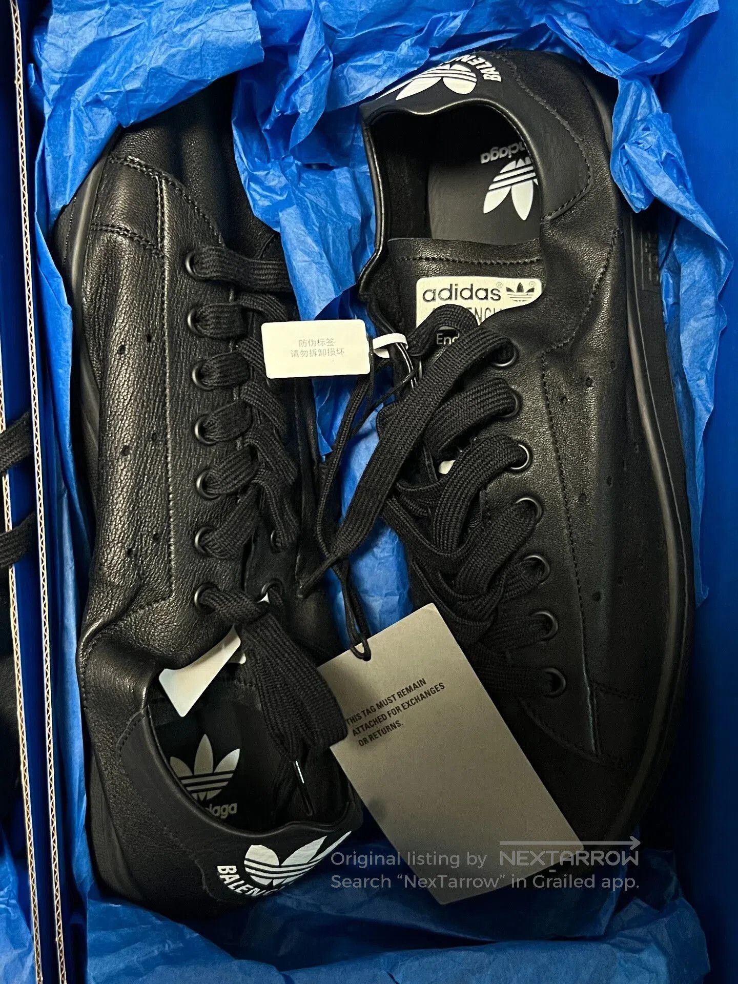Balenciaga adidas Originals x Balenciaga Black Sneakers. Size US 8 / EU 41 - 3 Thumbnail