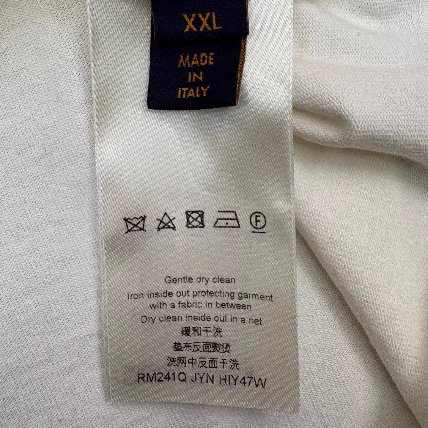 Louis Vuitton Louis Vuitton White Unisex SS Tee XXL Italian New Back Logo Size US XXL / EU 58 / 5 - 7 Thumbnail