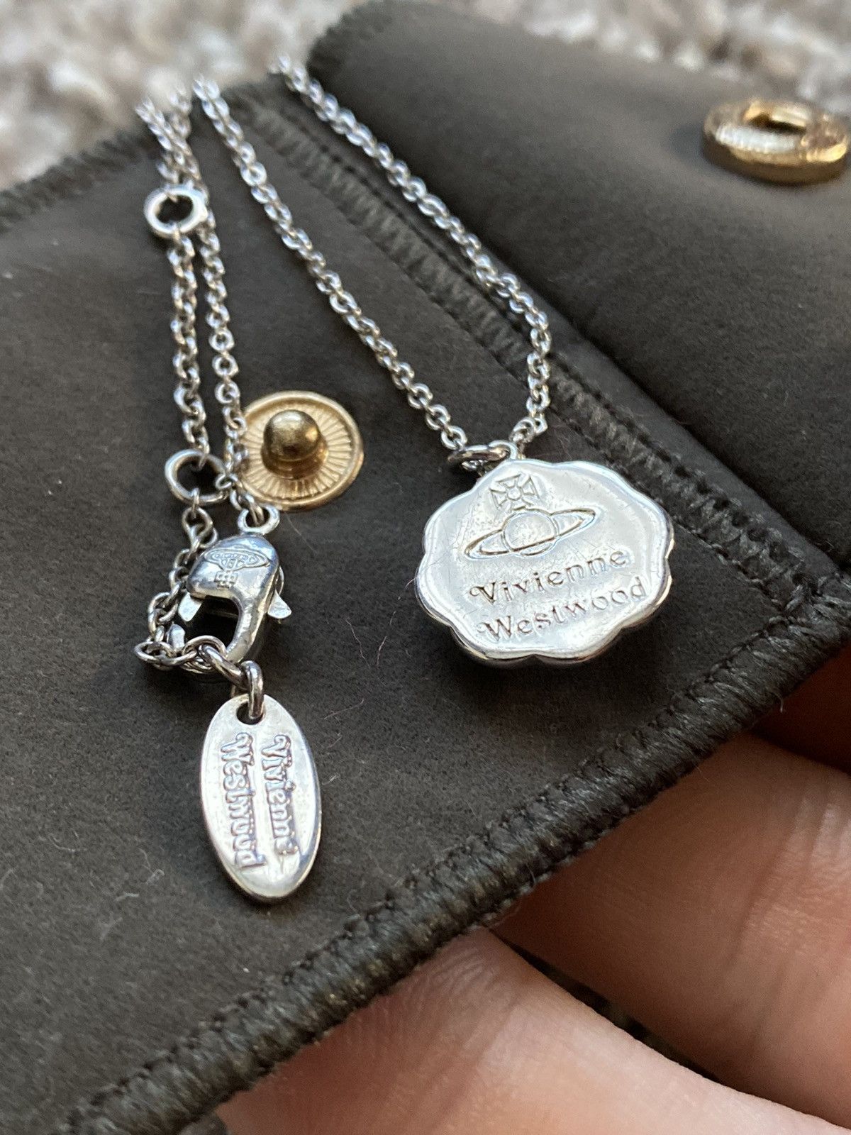 Vivienne Westwood Encrusted Evil Eye Necklace Size ONE SIZE - 5 Thumbnail