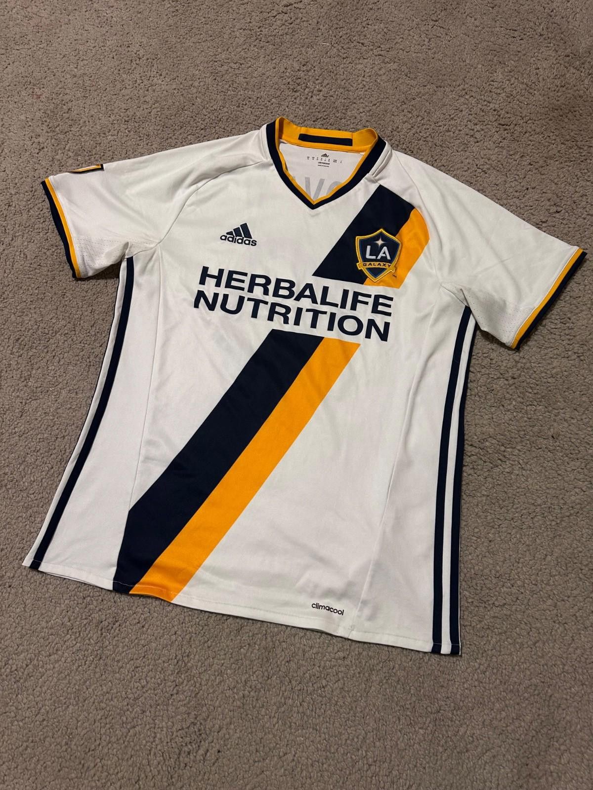 Adidas LA Galaxy Jersey Adidas #10 Giovani Dos Santos MLS Soccer Size US M / EU 48-50 / 2 - 2 Thumbnail