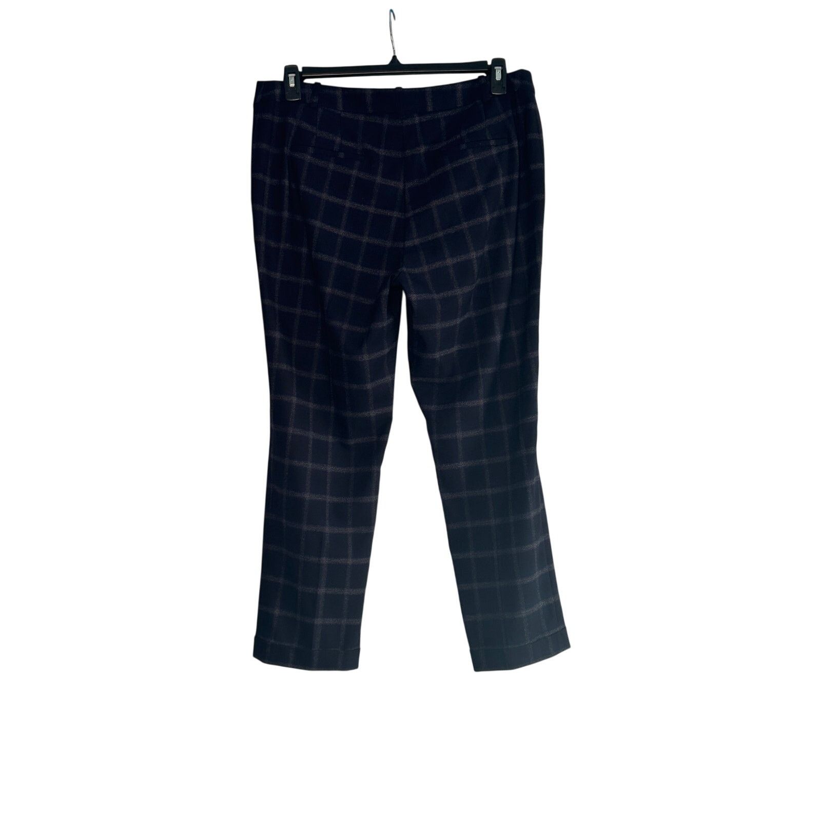 Elie Tahari Tahari purple cream plaid pants size 12 Size 34" / US 12 / IT 48 - 9 Thumbnail
