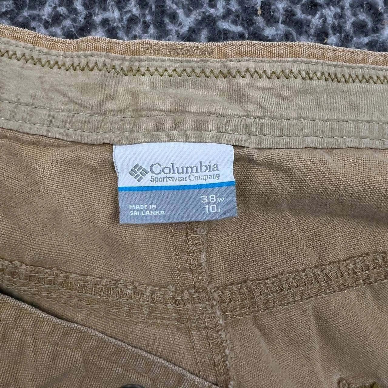 Columbia Columbia Cargo Shorts Men 38 Beige Pockets Outdoor Cotton Size US 38 / EU 54 - 2 Thumbnail