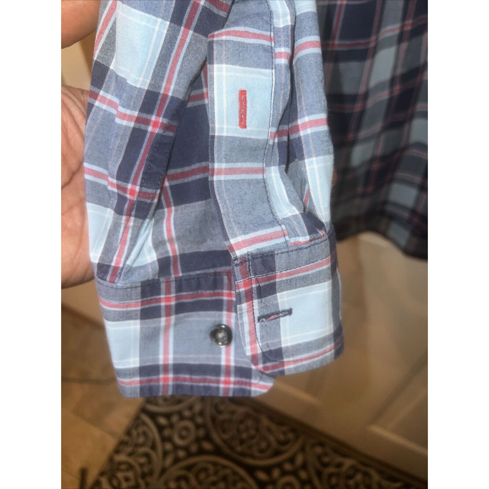 Tommy Hilfiger Tommy Hilfiger Men’s Button Up Shirt Size XL Blue Red Plaid Size US XL / EU 56 / 4 - 6 Thumbnail