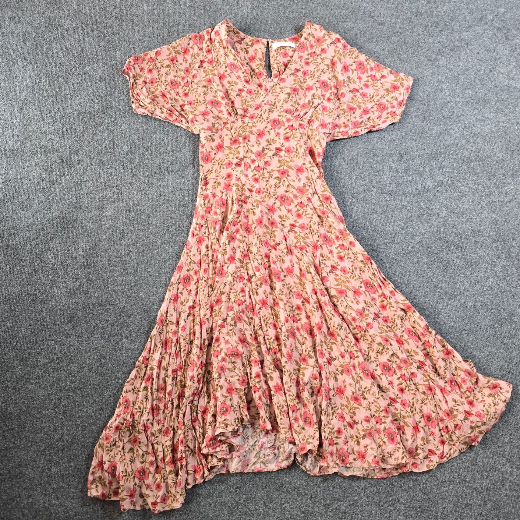 ASTR The Label VINTAGE? ASTR The Label Dress Womens Size Small Pink Floral A Line Cottage Prairie Casual Size S / US 4 / IT 40 - 2 Thumbnail