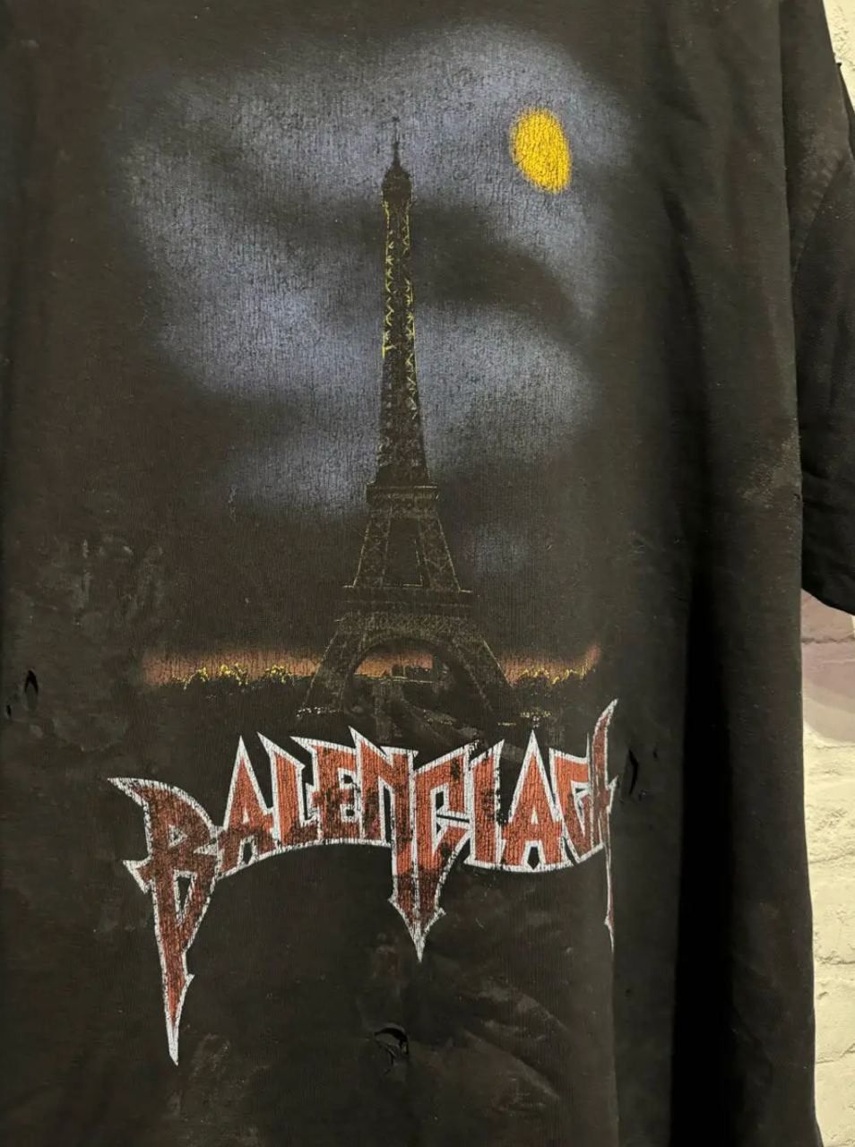 Balenciaga Balenciaga Paris Moon T-shirt Size US L / EU 52-54 / 3 - 2 Thumbnail