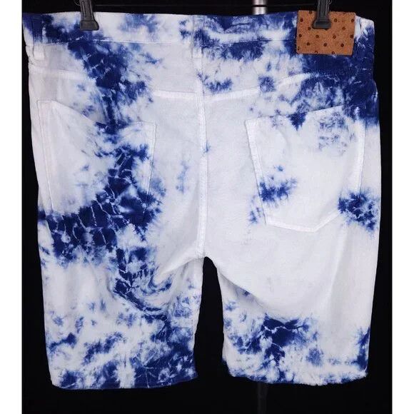 Massimo Alba Massimo Alba Slim-Fit Tie-Dyed Cotton-Corduroy Shorts Size M Size US 36 / EU 52 - 9 Thumbnail