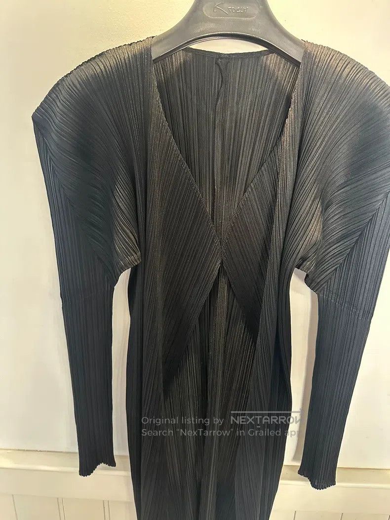 Issey Miyake Issey Miyake Black cardigan coat Size XL / US 12-14 / IT 48-50 - 3 Thumbnail