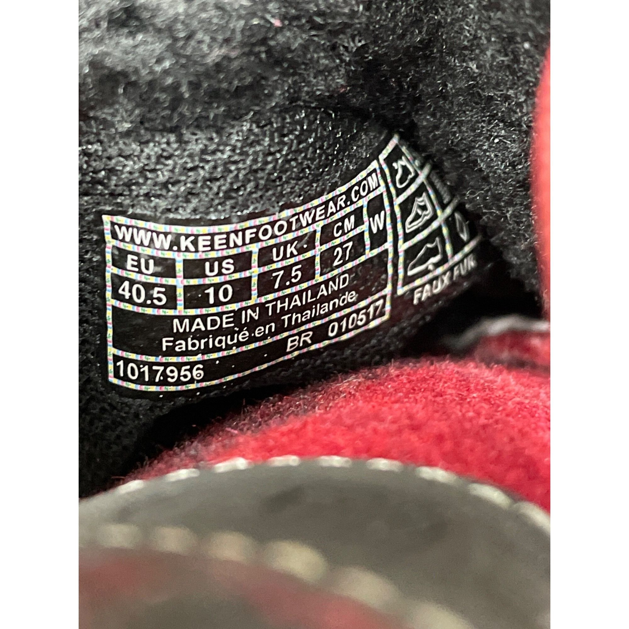 KEEN Keen womans red black plaid waterproof wool insulated winter Size US 10 / IT 40 - 9 Thumbnail