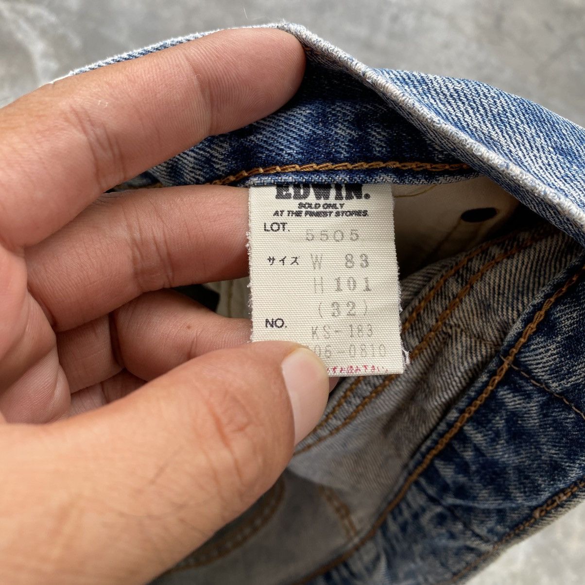 Vintage Vintage Y2K Edwin Selvedge Distressed w32 Size US 32 / EU 48 - 13 Thumbnail