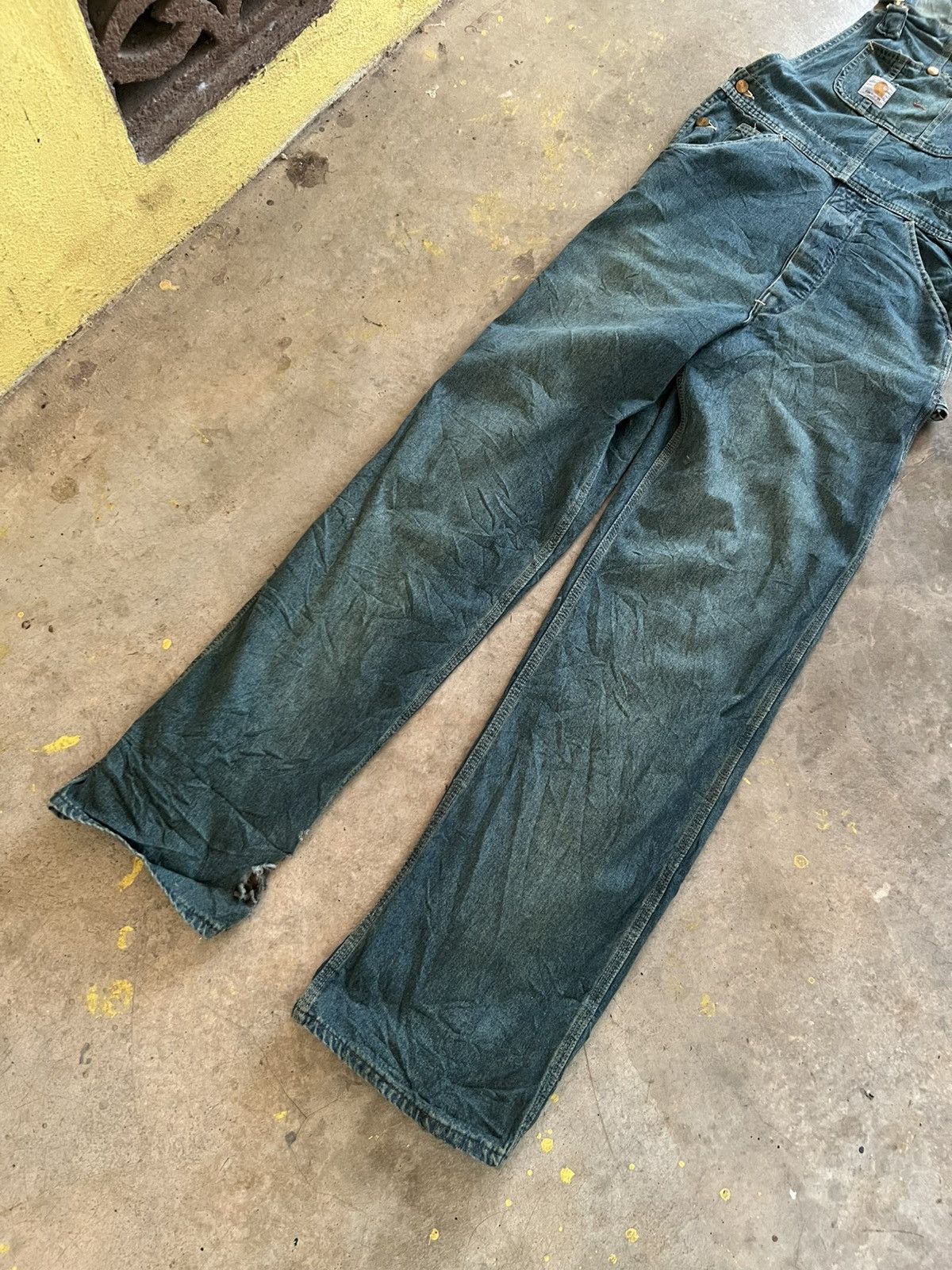 Carhartt Carhartt Denim Vintage Overalls Size US 28 / EU 44 - 6 Thumbnail
