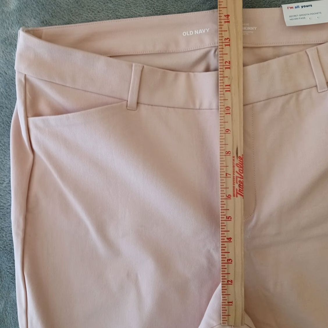Old Navy Old Navy Pixie Skinny Ankle Pants Womens Size 18 Pink Pockets 38x26 New Size 40" / US 18 - 4 Thumbnail