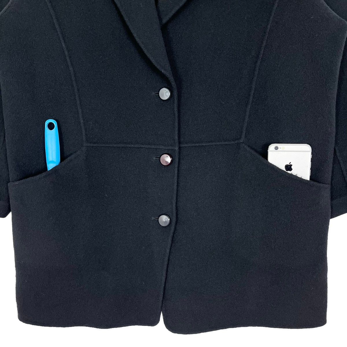 Designer × Japanese Brand × Yohji Yamamoto WXYZ Workshop Yohji Yamamoto Overcoat Size L / US 10 / IT 46 - 4 Thumbnail