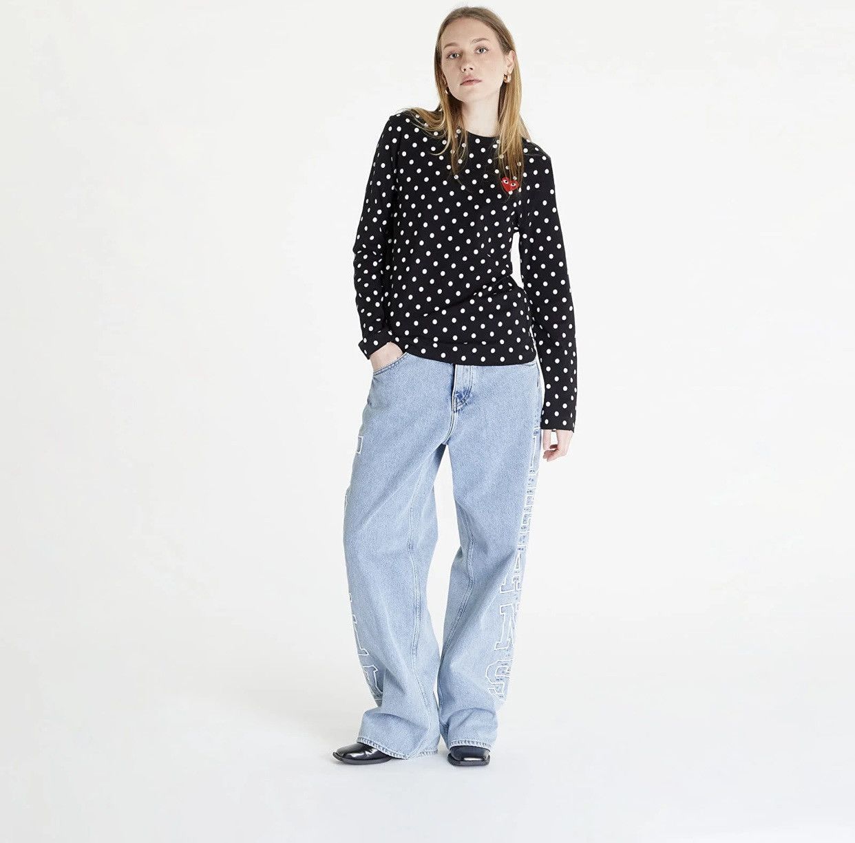CDG by Comme des Garcons Comme des Garcons Play Polka-dot Heart Logo Unisex Size US M / EU 48-50 / 2 - 1 Thumbnail