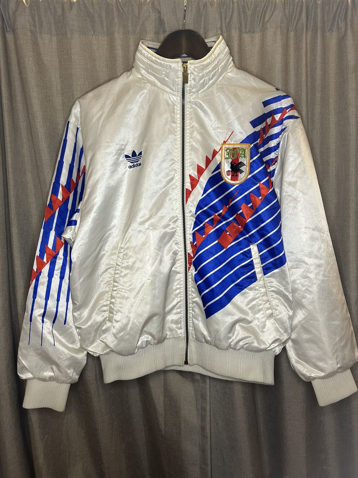 image of Adidas (Very) Japan National Team Training Jacket 1995-1996 in White, Men's (Size Small)