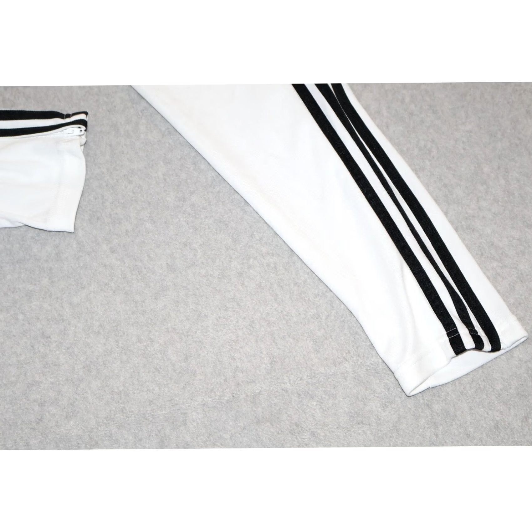 Adidas Adidas Track Pants Mens Medium White Tiro 3-Stripes Soccer Ankle ...