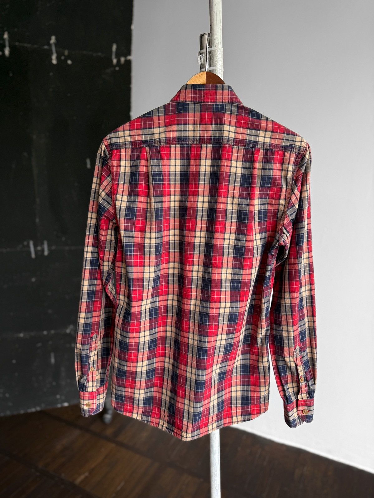 Barbour Barbour Mens Vintage Check Long Sleeve Button Up Shirt Size US S / EU 44-46 / 1 - 2 Thumbnail