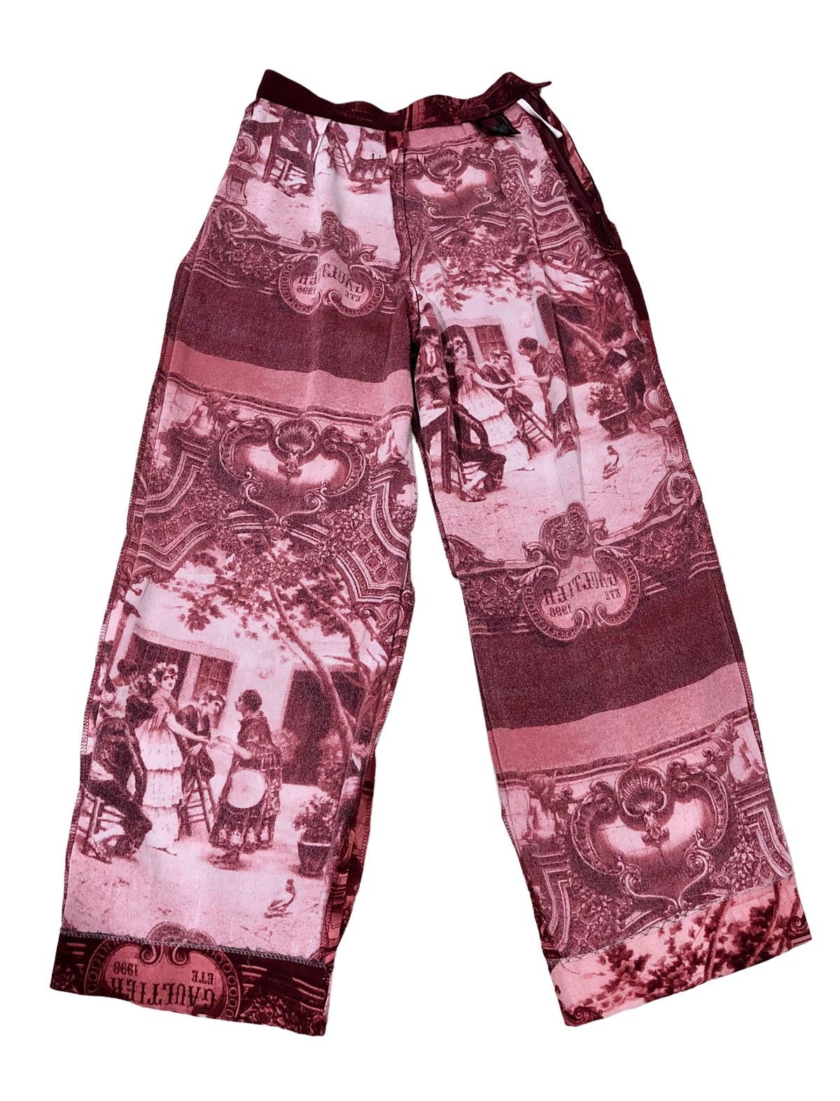 Jean Paul Gaultier Vintage 90s Jean Paul Gaultier "Frida Kahlo" Mesh Pants Size 25" / US 0 / IT 36 - 8 Thumbnail