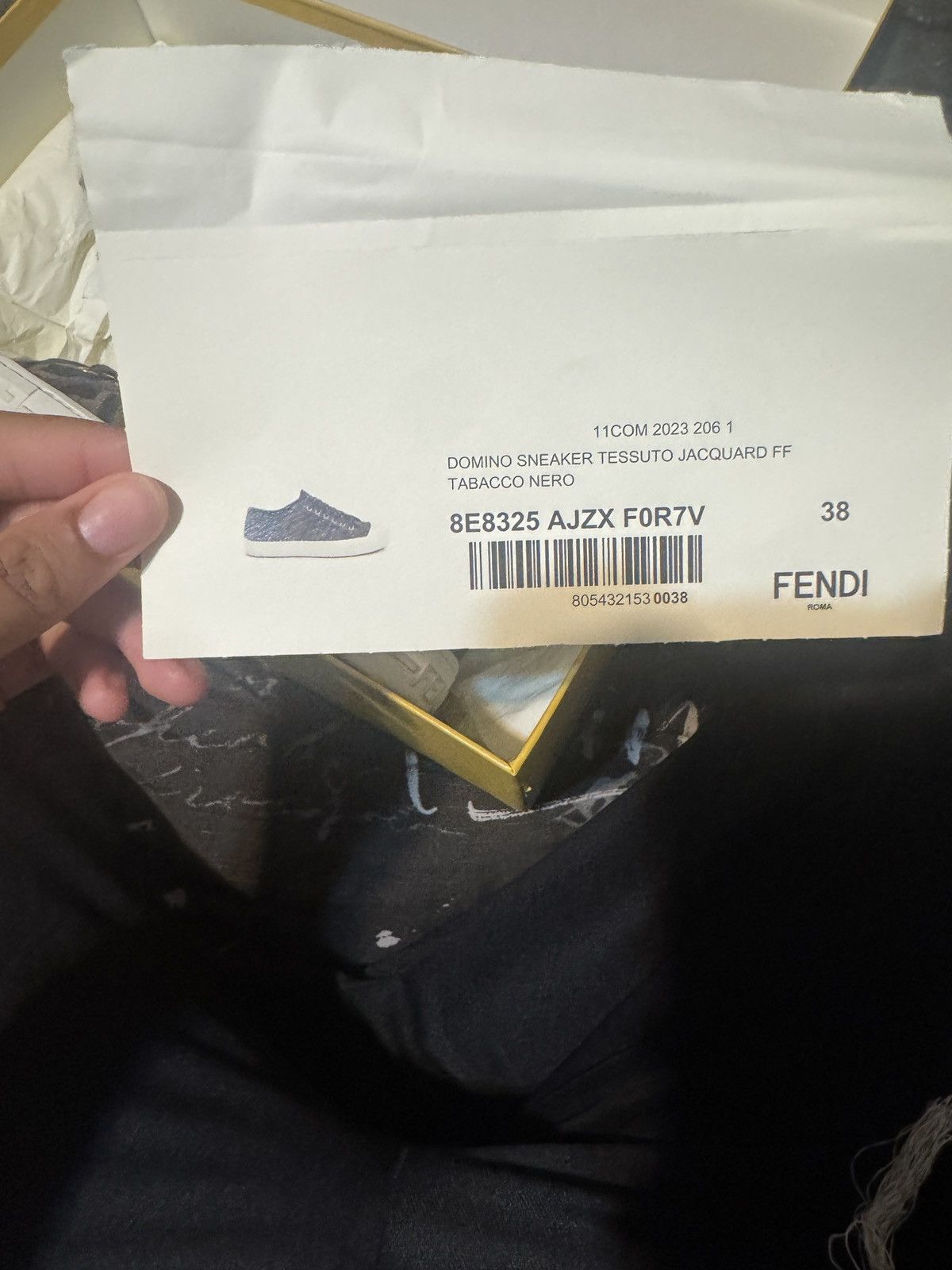 Fendi FF Logo Low-Top Sneakers Size US 8 / IT 38 - 5 Thumbnail