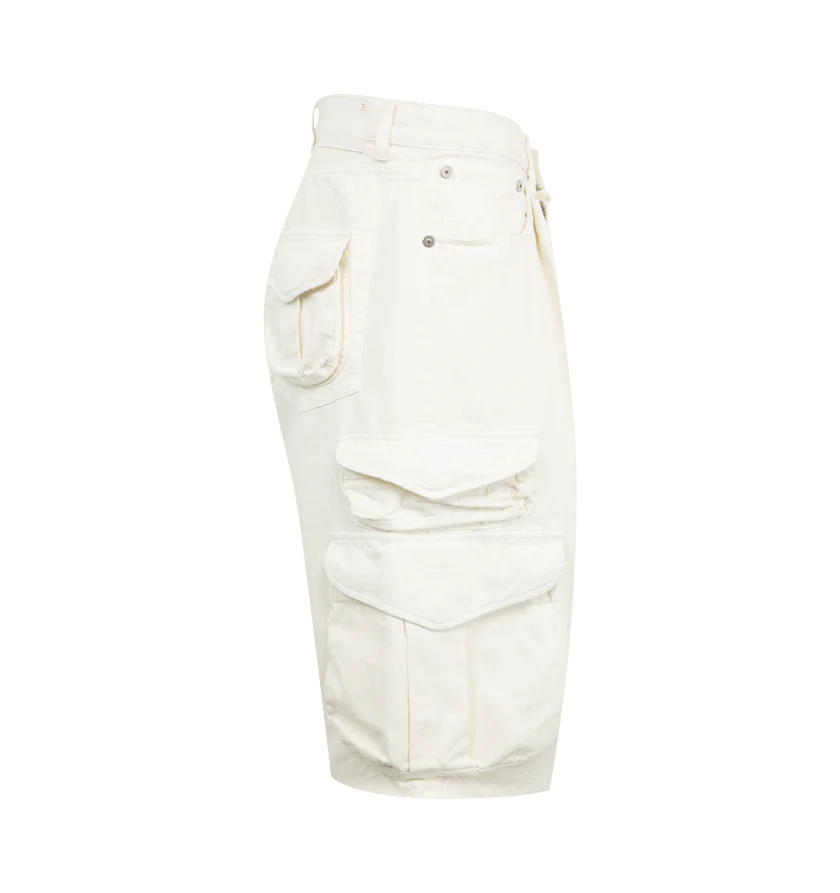 R13 o1h1sh11225 Bermuda Cargo Short in White Size US 36 / EU 52 - 3 Thumbnail