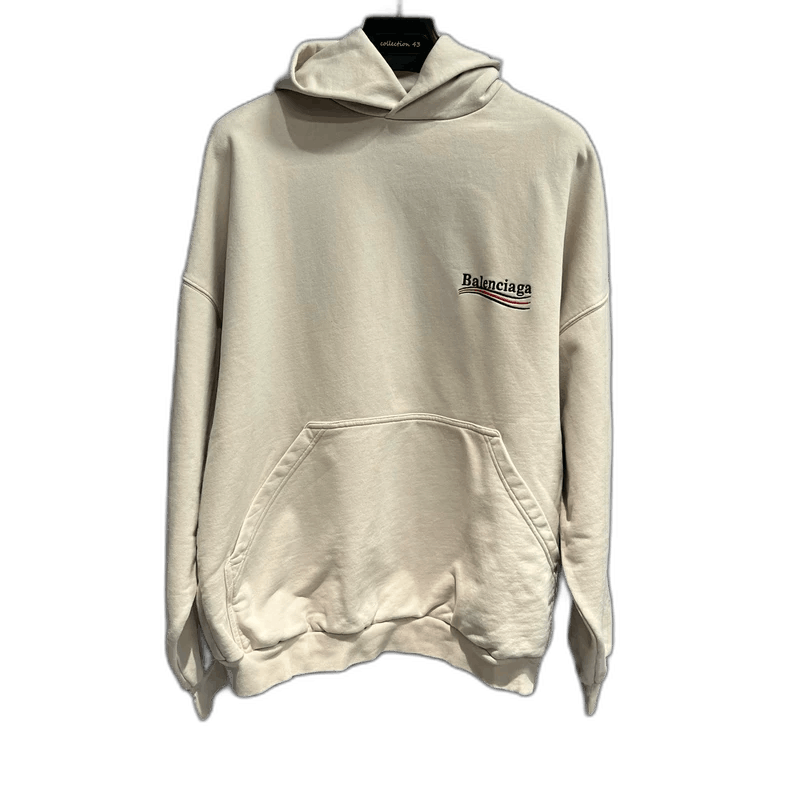 Balenciaga Balenciaga Logo Printed Hooded Sweatshirt Size US M / EU 48-50 / 2 - 1 Thumbnail