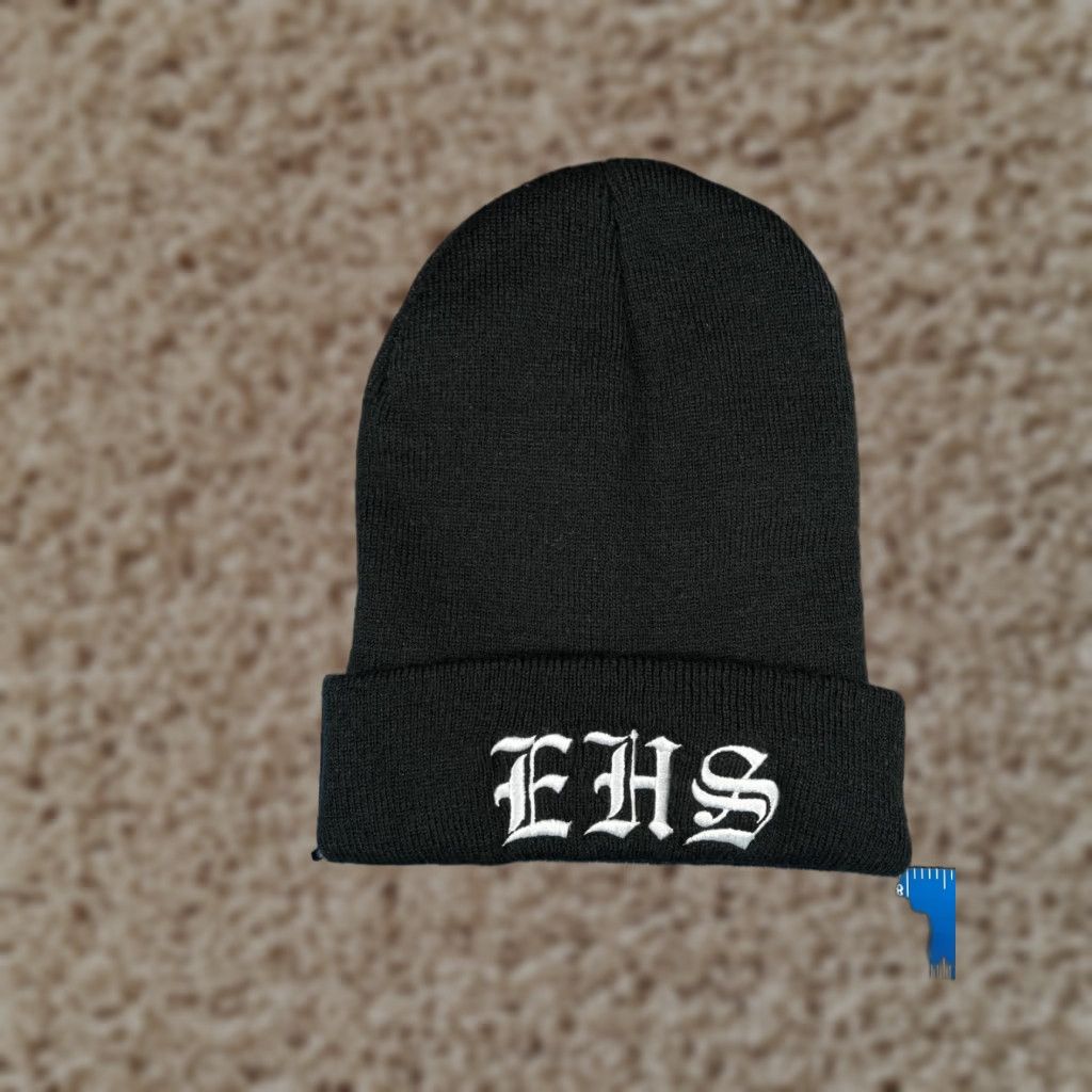 Port & Company Port & Company EHS Beanie Toque Knit One Size Black 100% Acrylic Adult Unisex Adults Beanie Knit Hats Size ONE SIZE - 1 Thumbnail