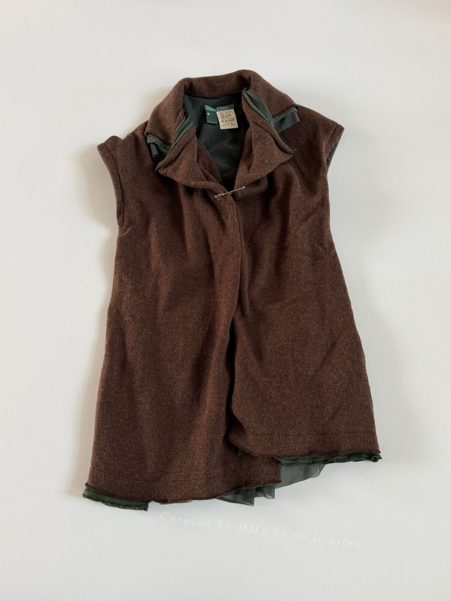 Yohji Yamamoto Y's bis Limi Layered Knit Vest Size S / US 4 / IT 40 - 1 Thumbnail