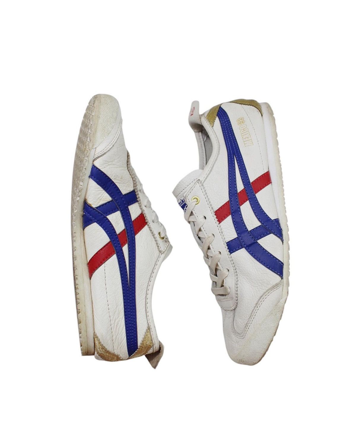 Asics × Onitsuka Tiger × Vintage ONITSUKA TIGER MEXICO 66 MISMATCHED PAIR ( 7L / 6R ) Size US 6 / EU 39 - 2 Thumbnail