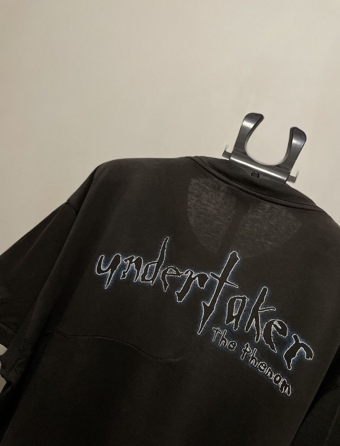 Vintage × WCW/nWo × WWE VNTG 90s UNDERTAKER FADED SHIRT X LARGE Size US XL / EU 56 / 4 - 4 Thumbnail