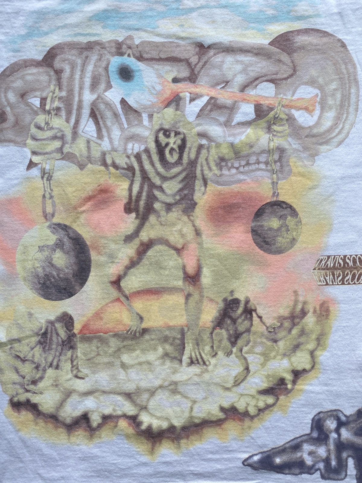 Band Tees × Travis Scott Travis Scott Utopia Skitzo Circus Maximus 2024 Euro Tour Tee Size US L / EU 52-54 / 3 - 3 Thumbnail